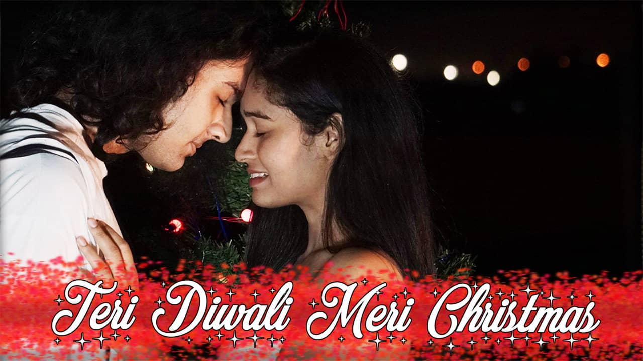 Teri Diwali Meri Christmas backdrop