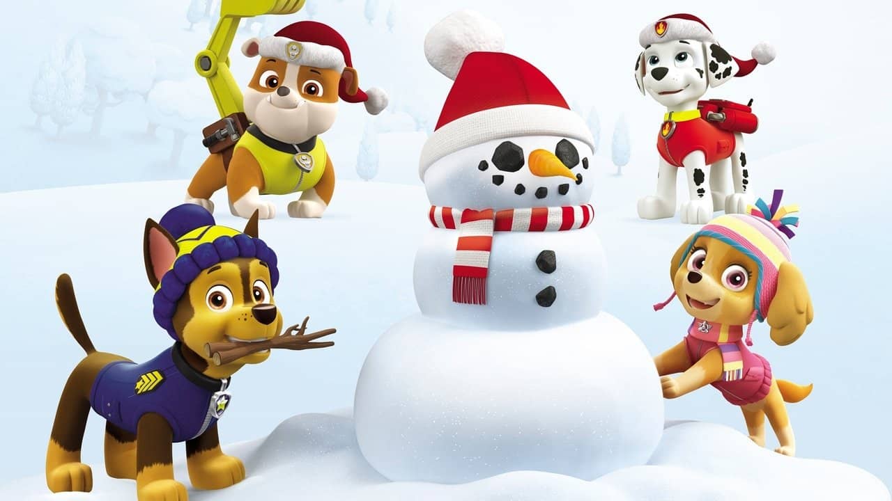 PAW Patrol. Mission Xmas backdrop