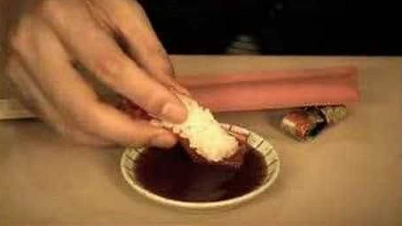 The Japanese Tradition: Sushi backdrop