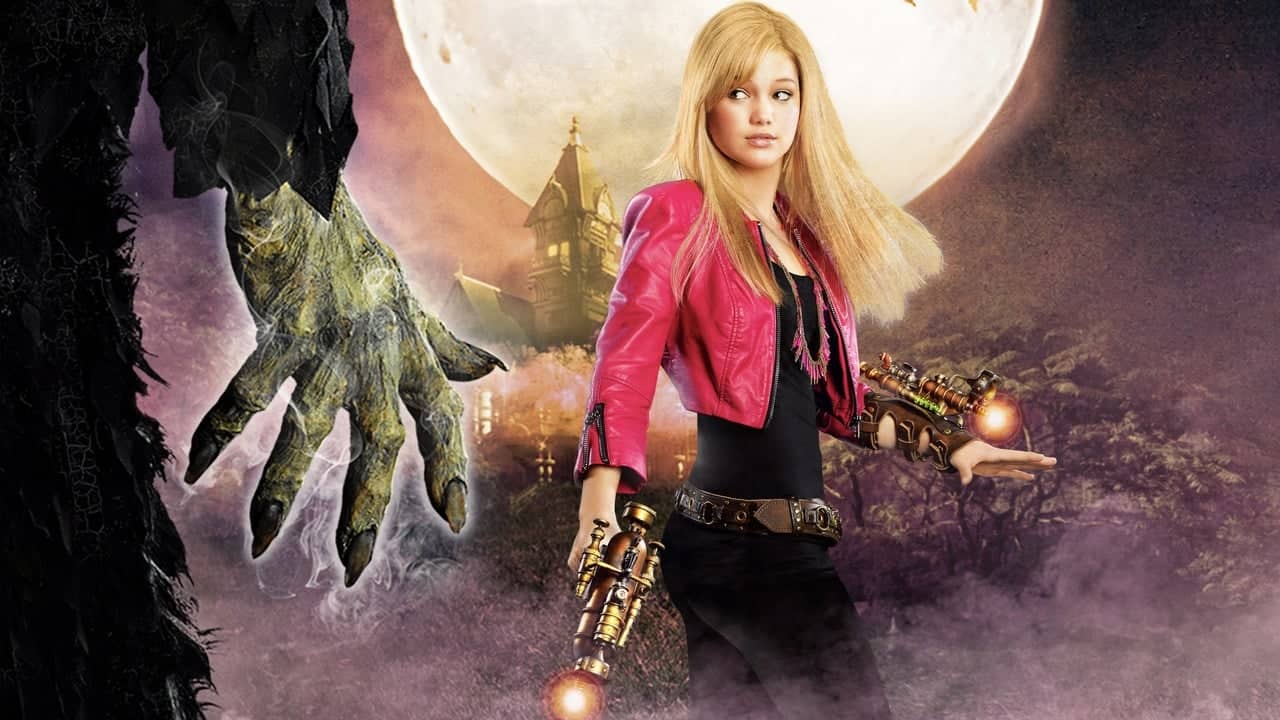 Girl vs. Monster backdrop
