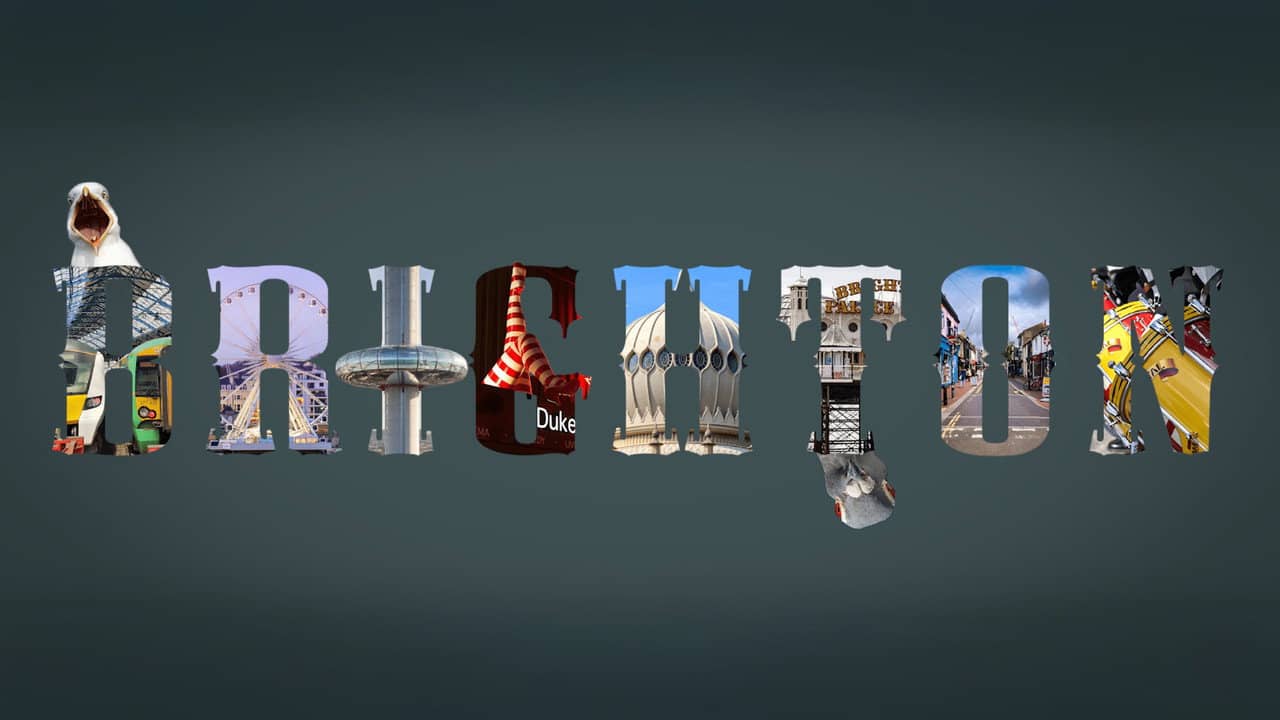 Brighton: A Bird's Eye View backdrop