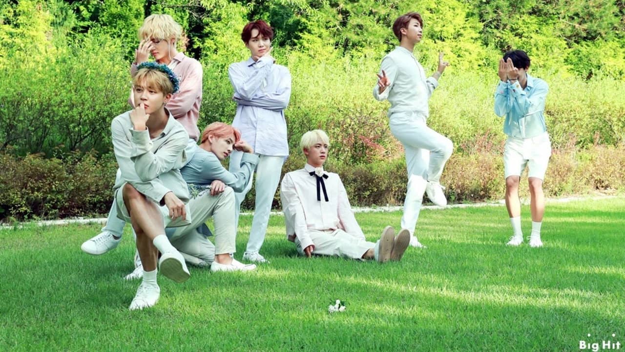BTS 2019 Season's Greetings backdrop