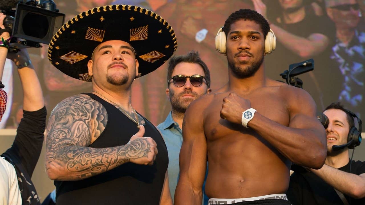 Andy Ruiz Jr. vs. Anthony Joshua II backdrop