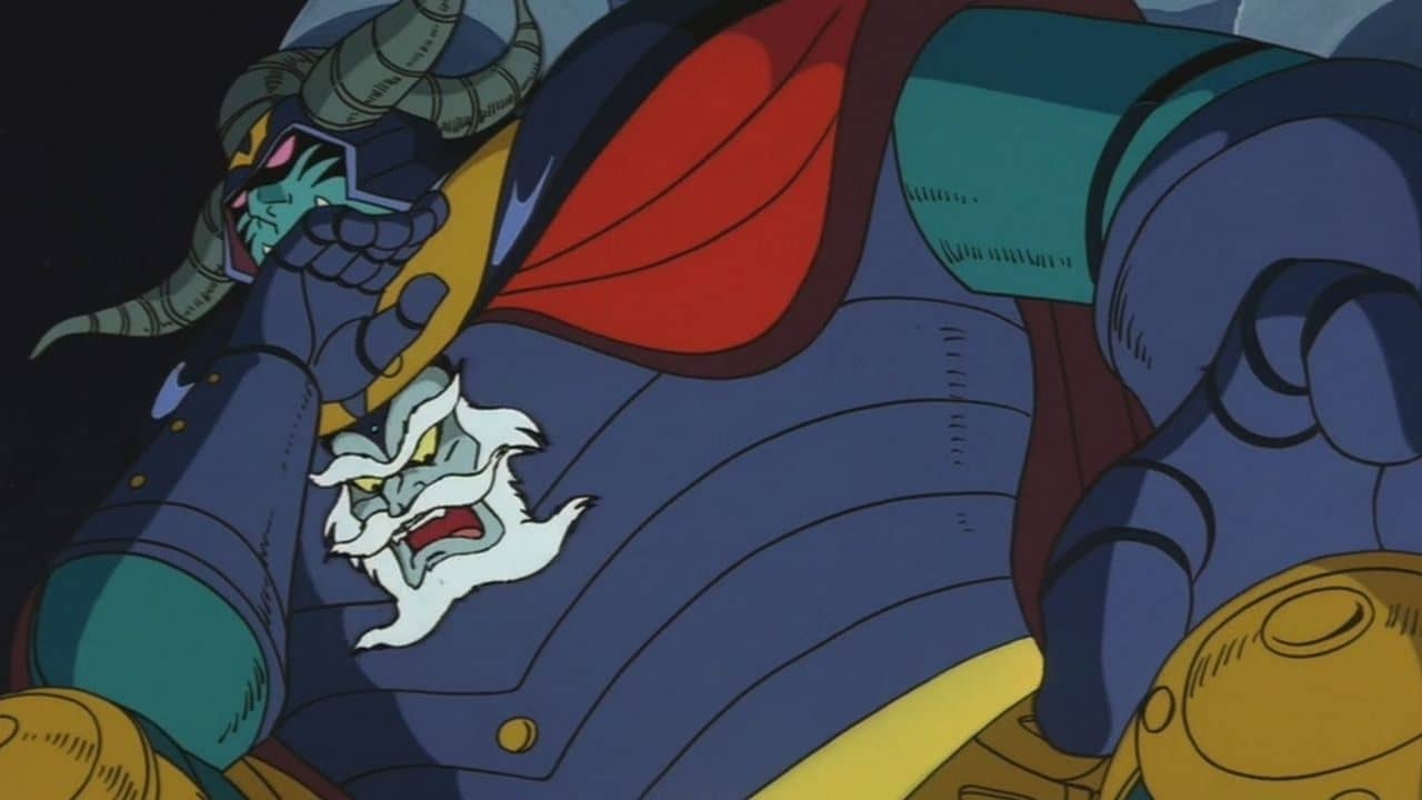 Mazinger Z vs The Great Dark General backdrop