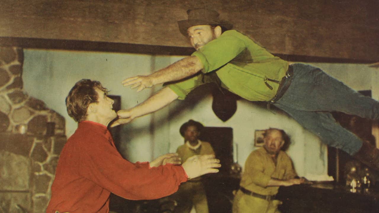 The Kangaroo Kid backdrop