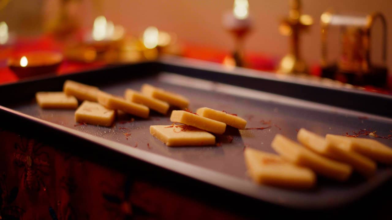 Kaju Katli backdrop