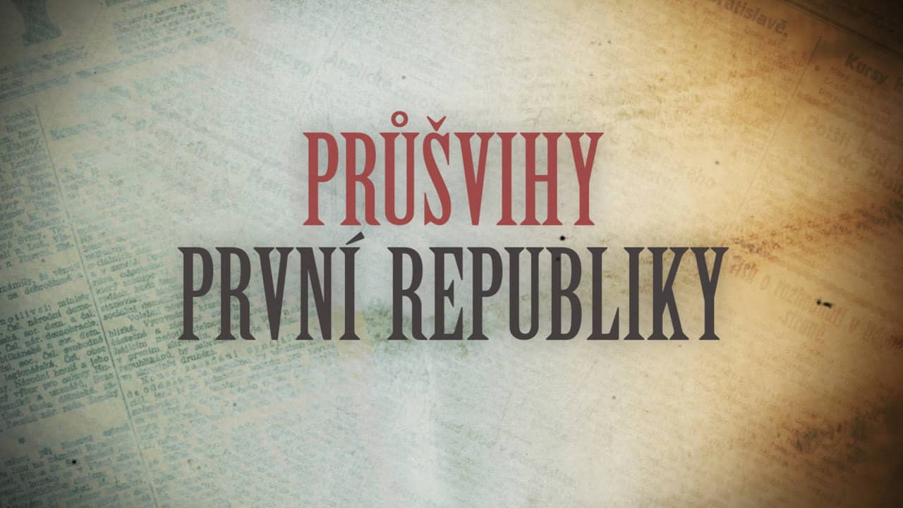Průšvihy první republiky backdrop