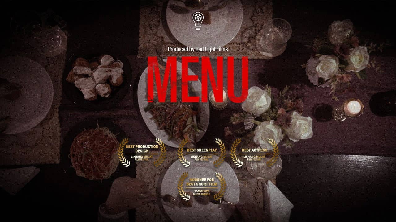 Menu backdrop