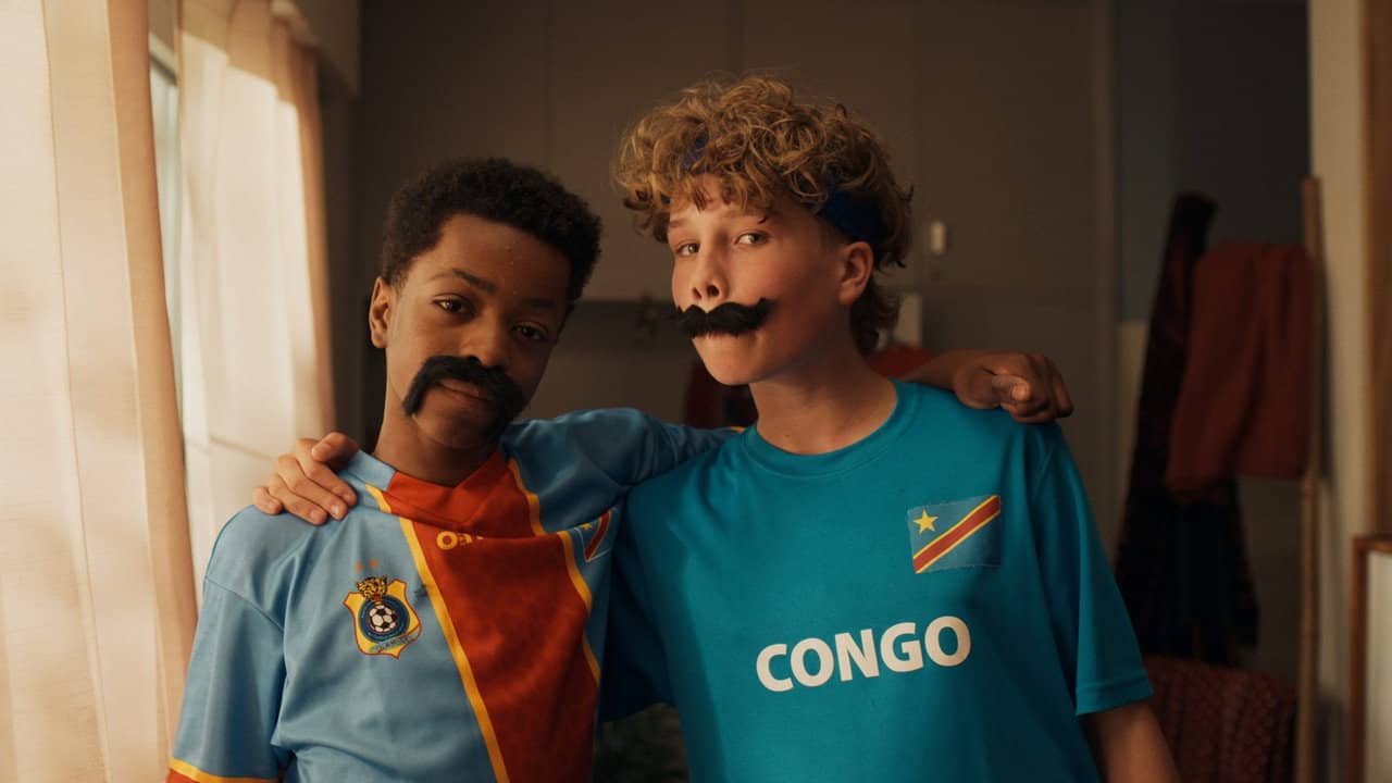 Moustache backdrop