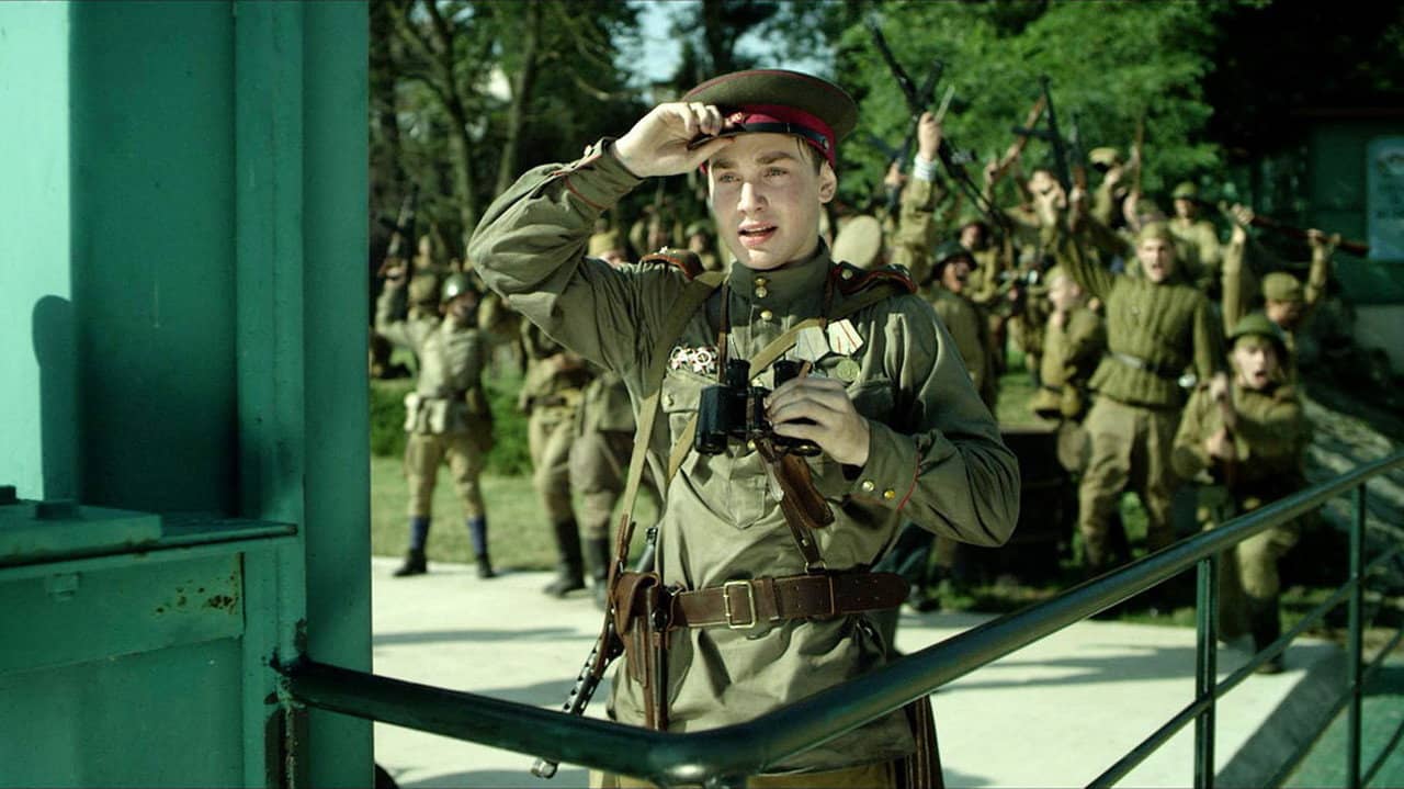 Back in the 1945th... Meetings on the Elbe backdrop