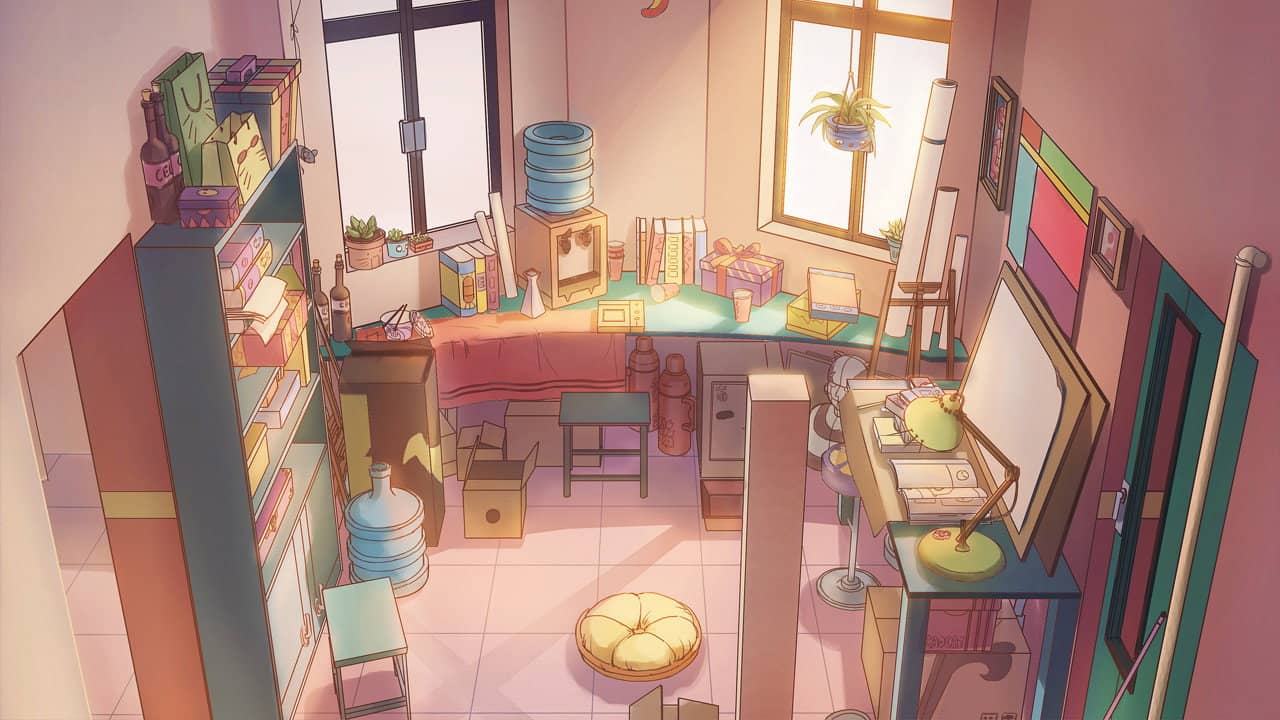 女生宿舍日常 backdrop