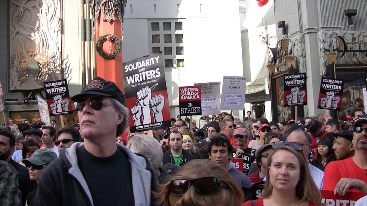 Pencils Down! The 100 Days of the Writers Guild Strike backdrop