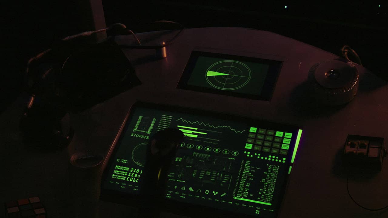 Space Terror backdrop