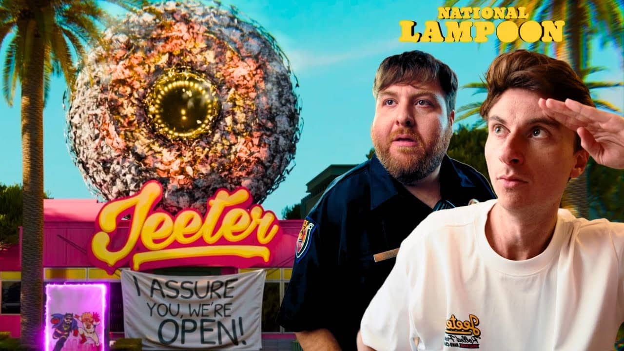 National Lampoon's Donut Shop backdrop