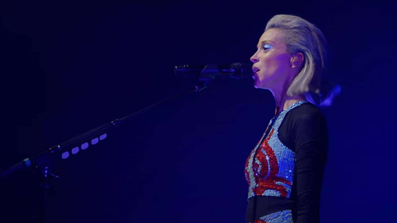 St. Vincent: Live at the Pitchfork Music Festival Paris 2014 backdrop