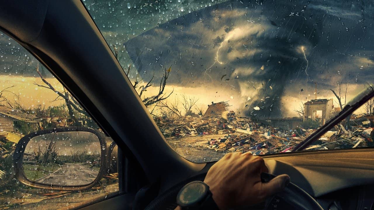 In the Eye of the Storm backdrop