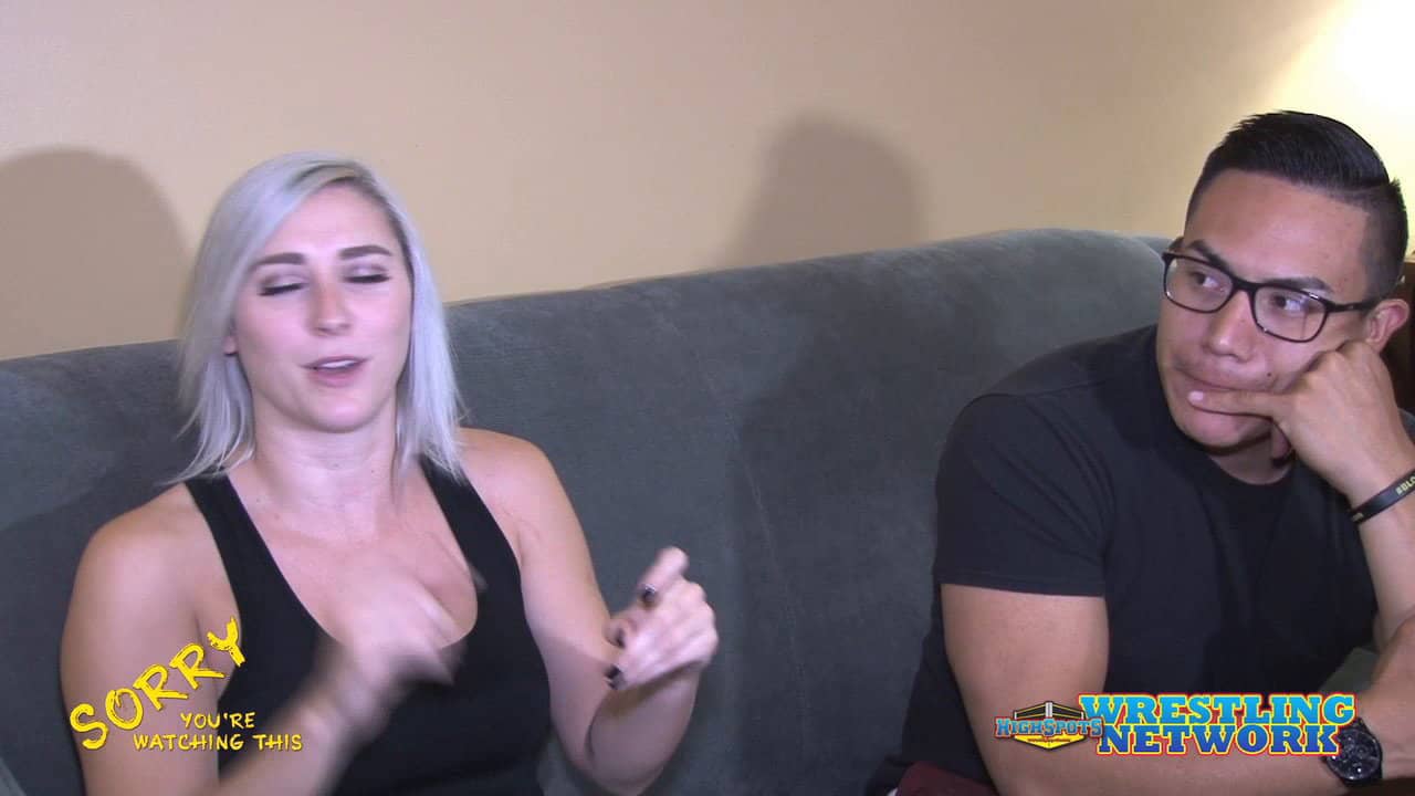 Sorry You're Watching This: Heather Monroe & Jake Atlas backdrop