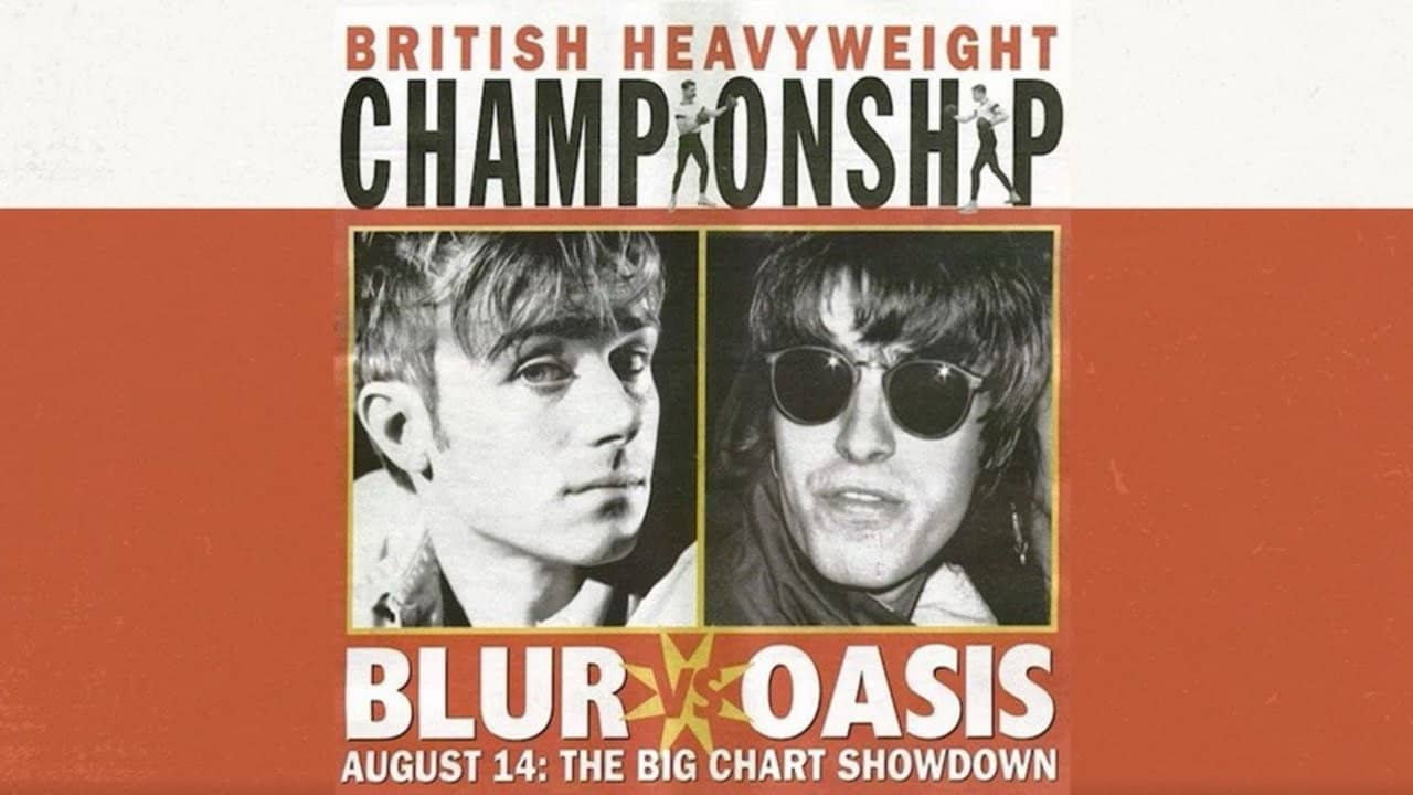 Oasis vs. Blur | Duel at the Peak of Britpop backdrop