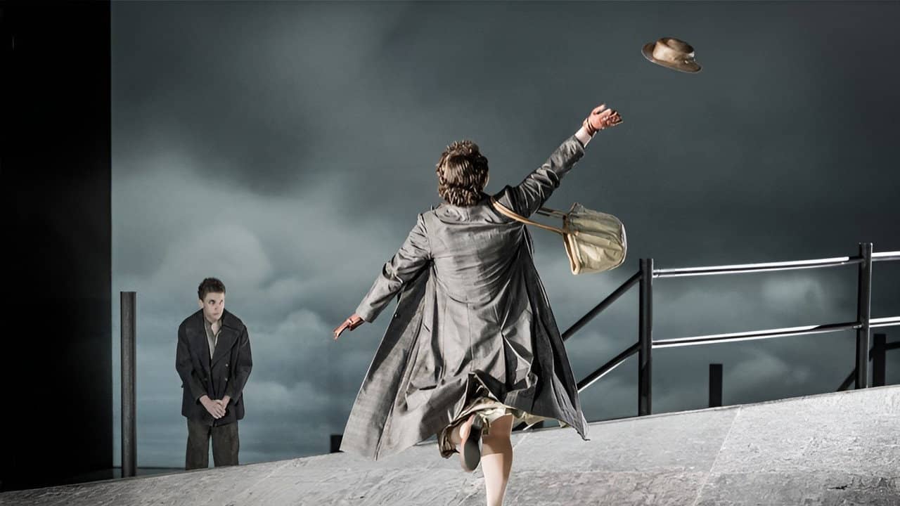 English National Opera: Peter Grimes backdrop