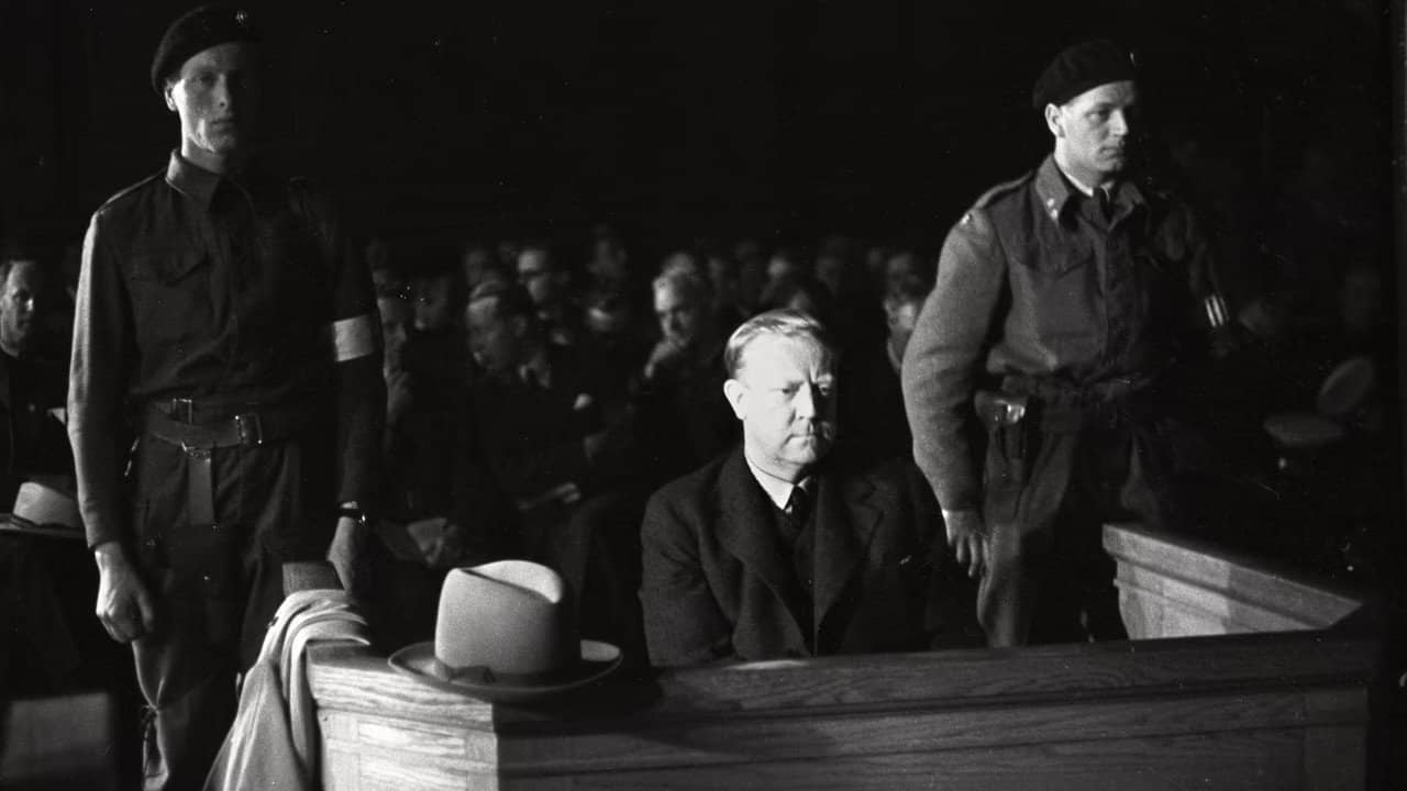 Vidkun Quisling et liv - en rettssak backdrop