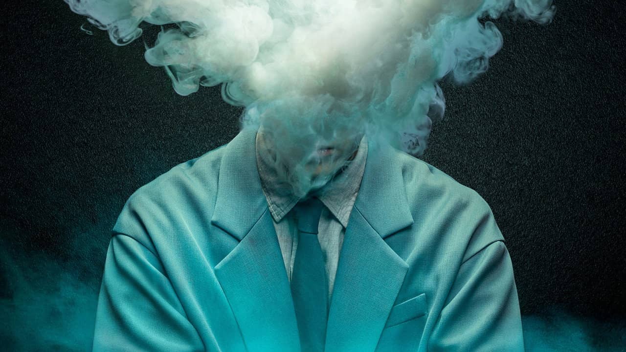 Human Vapor backdrop