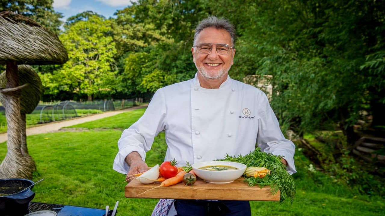 Raymond Blanc's Royal Kitchen Gardens backdrop