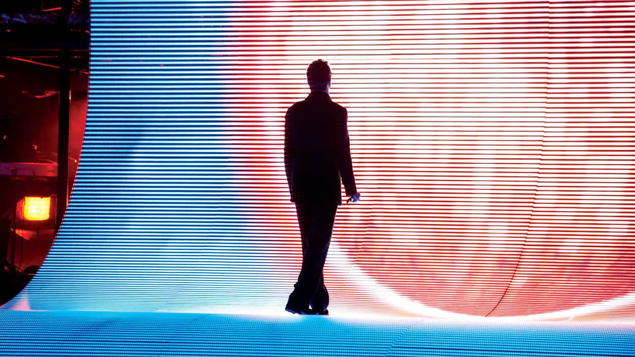 George Michael: I'd Know Him a Mile Off backdrop