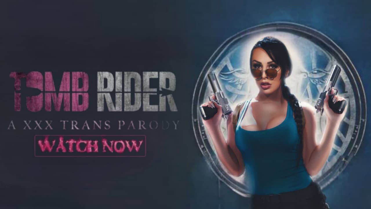 Tomb Rider: A XXX Trans Parody backdrop