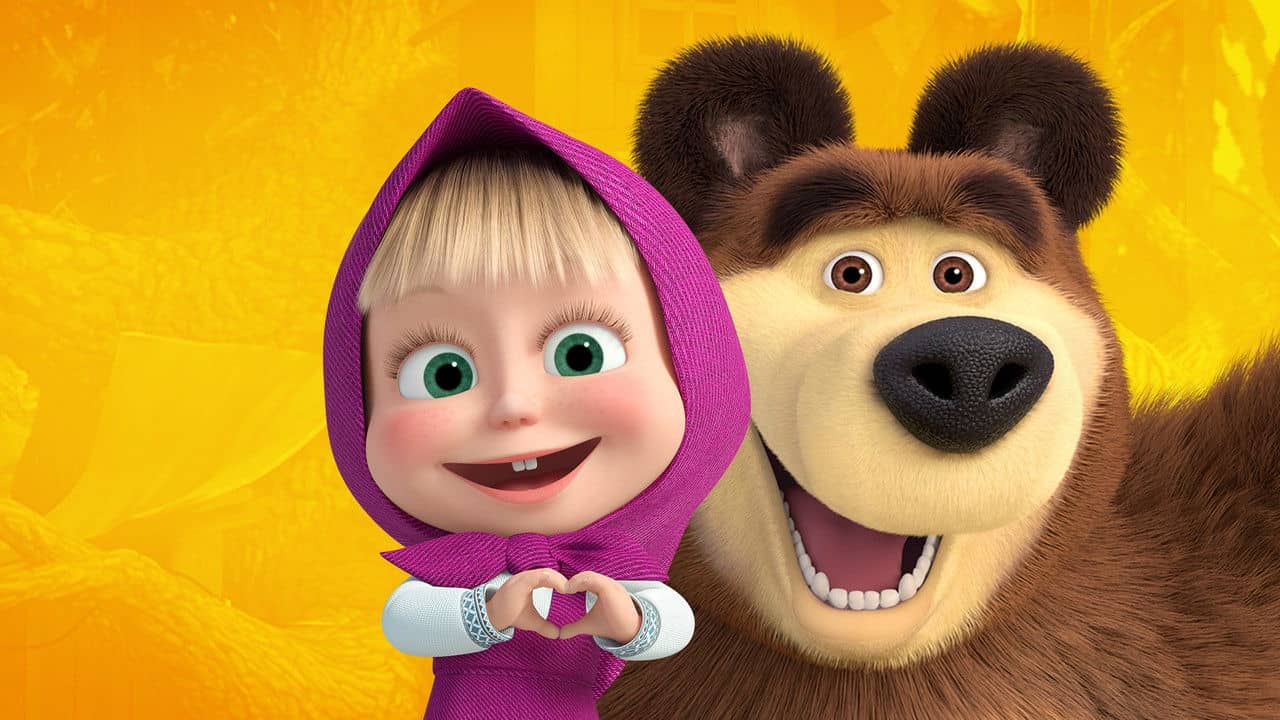 Masha and the Bear backdrop