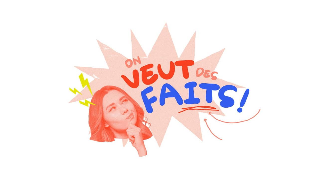 On veut des faits backdrop