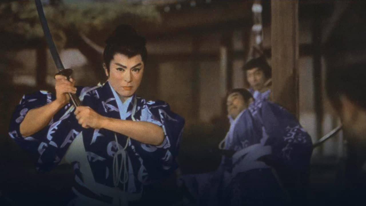 A Young Warrior on Mount Fuji backdrop