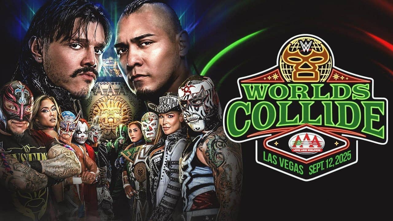 WWE/AAA Worlds Collide 2025: Las Vegas backdrop