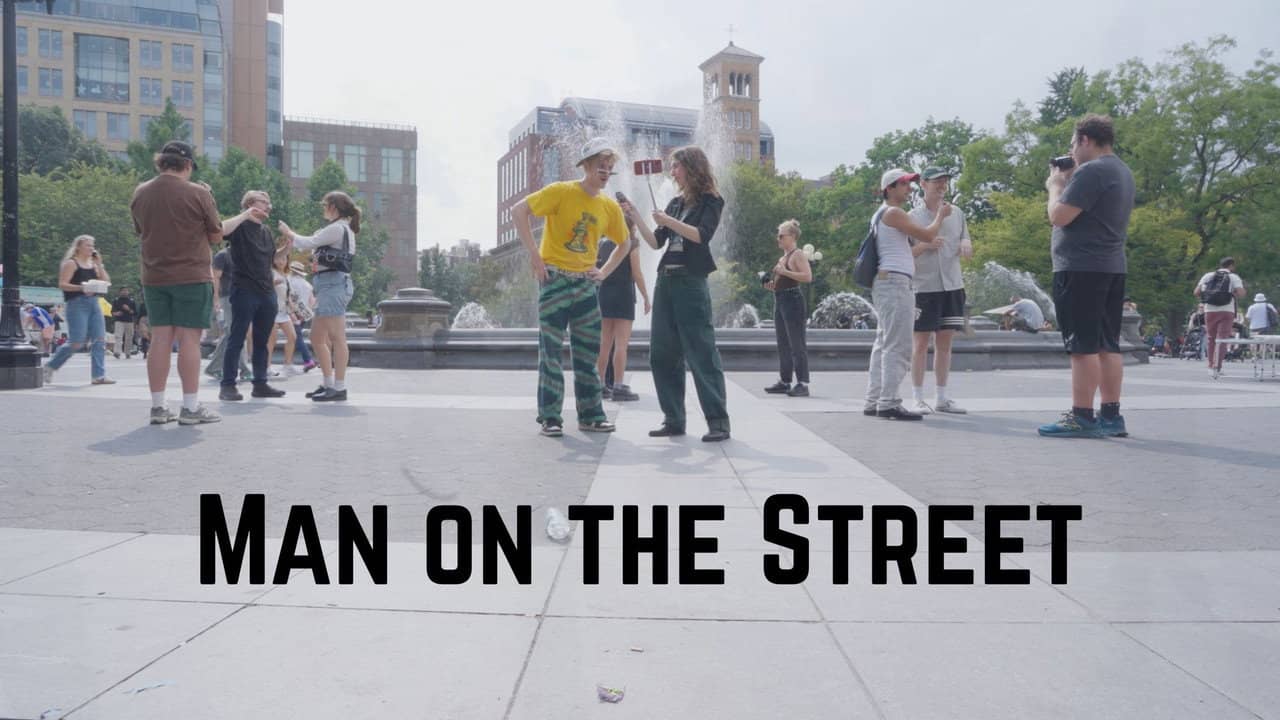 Man on the Street backdrop