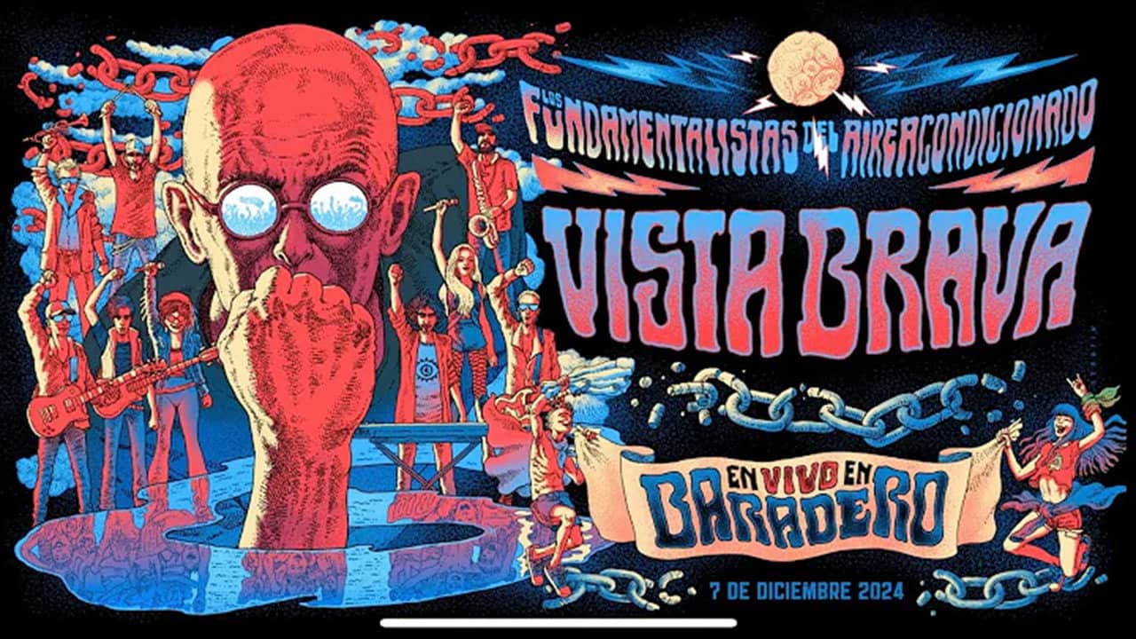 Los Fundamentalistas del Aire Acondicionado - Vista brava en vivo en Baradero backdrop
