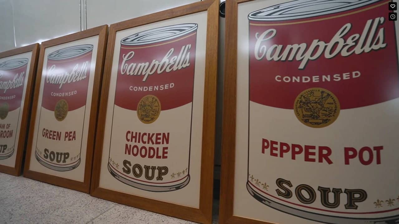 Andy Warhol - The American Dream backdrop