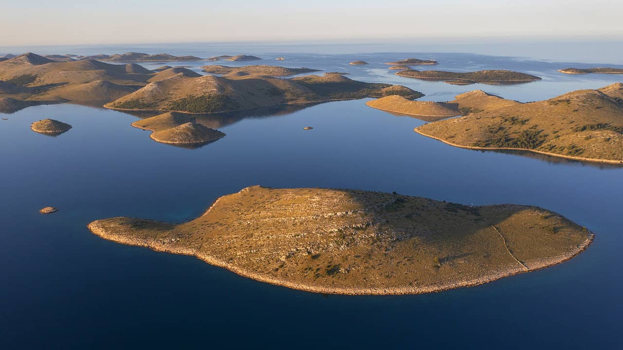 Croatias Coast - Endless and Wild backdrop