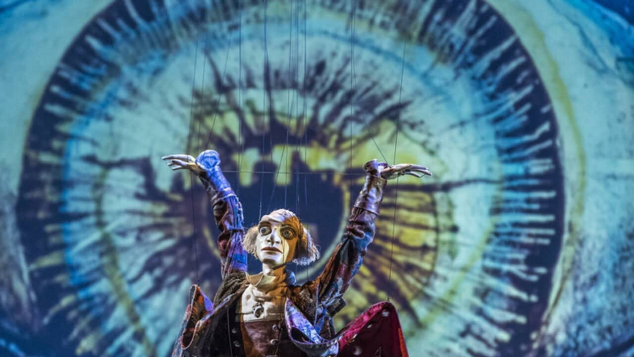 Salzburg Marionette Theatre: The Tales of Hoffmann backdrop