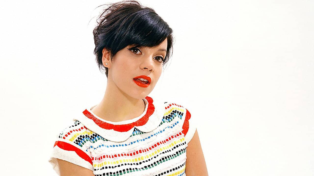 Lily Allen and Friends backdrop