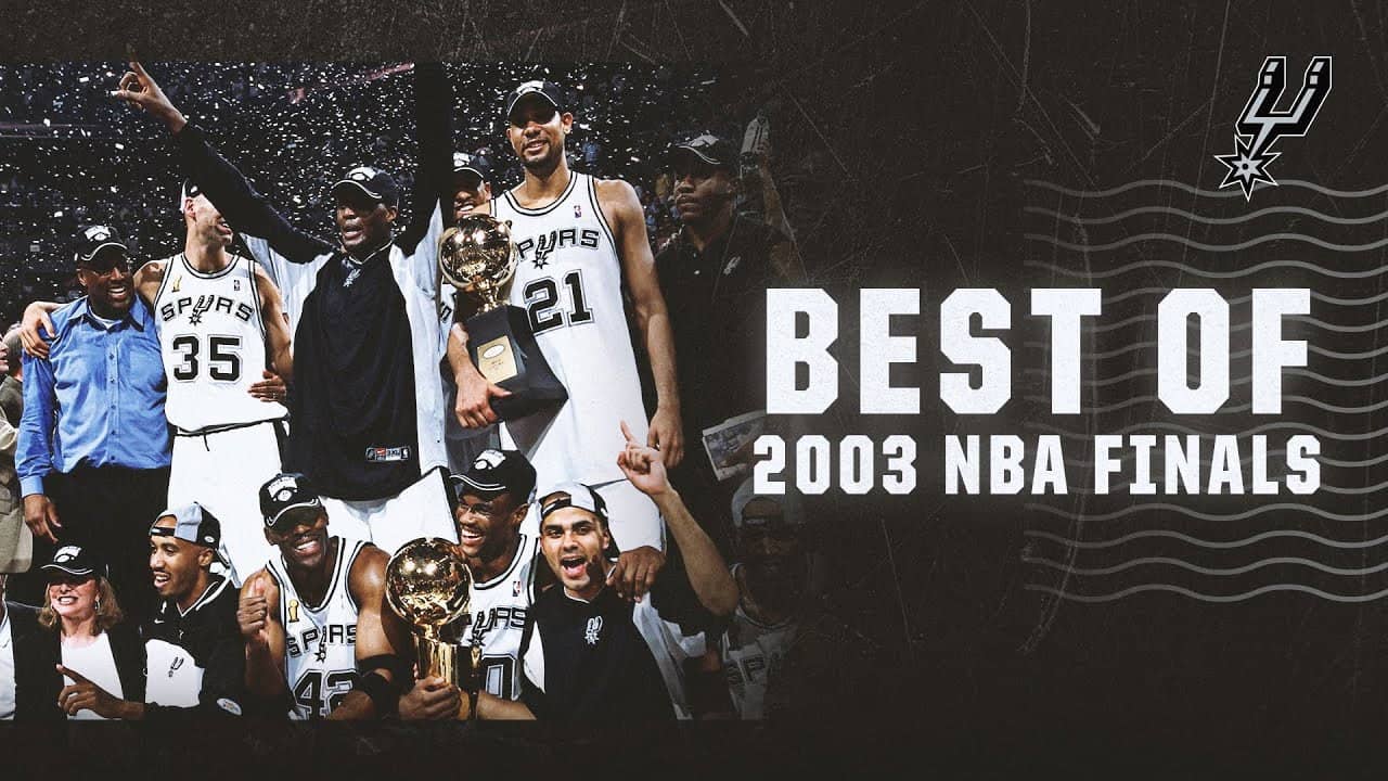 The 2003 NBA Finals backdrop