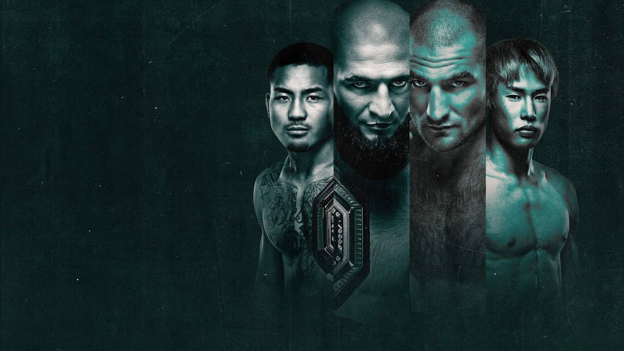 UFC 328: Chimaev vs Strickland backdrop