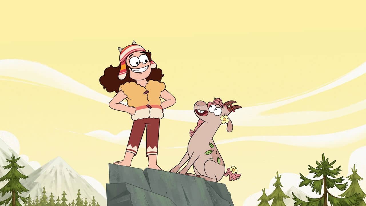 Goat Girl backdrop