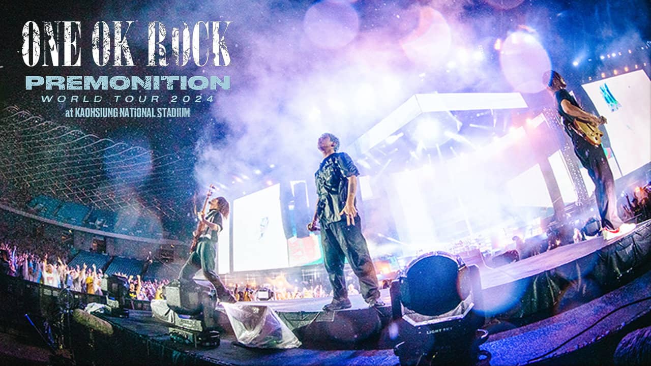 ONE OK ROCK 2024 PREMONITION WORLD TOUR at KAOHSIUNG NATIONAL STADIUM backdrop