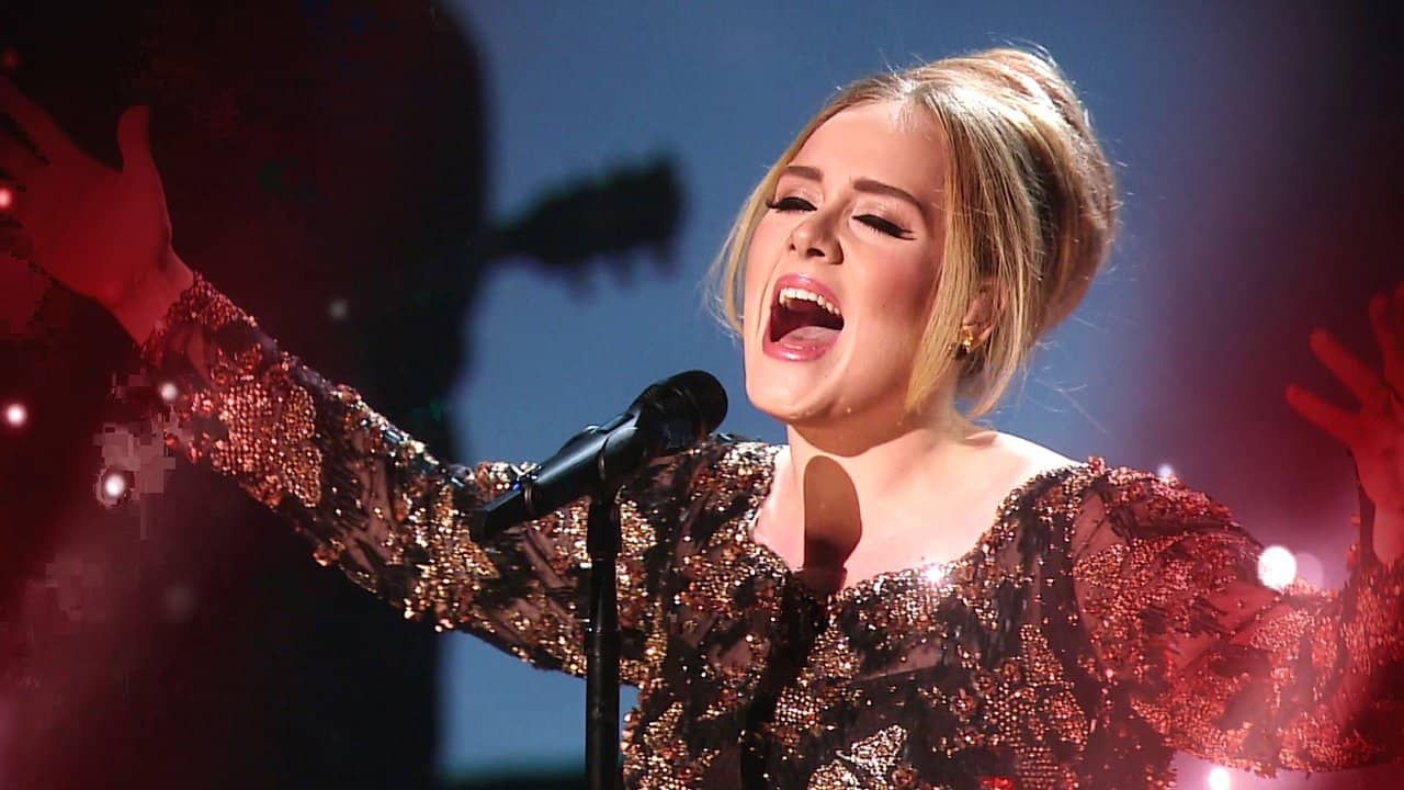 Adele: Live in New York City 2015 backdrop