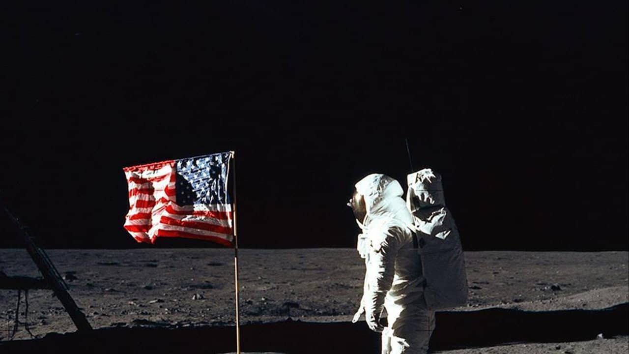 Moon Landing Live backdrop