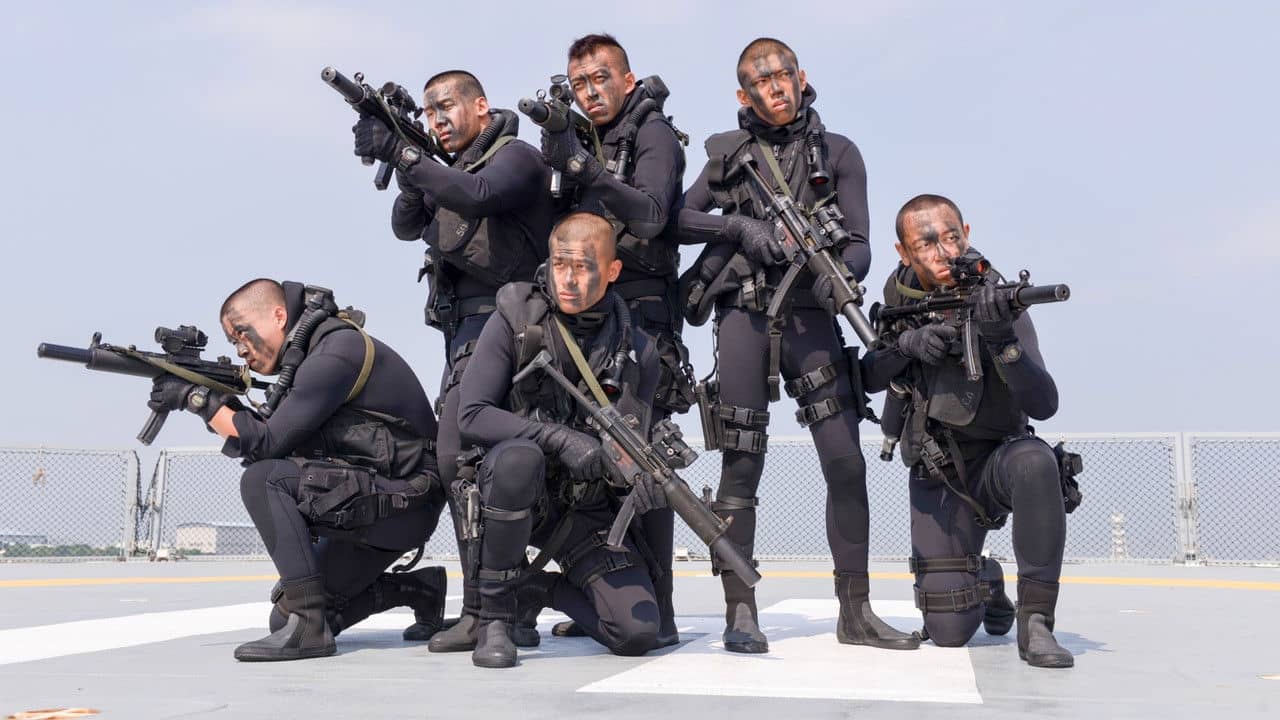 Ah Boys to Men 3: Frogmen backdrop