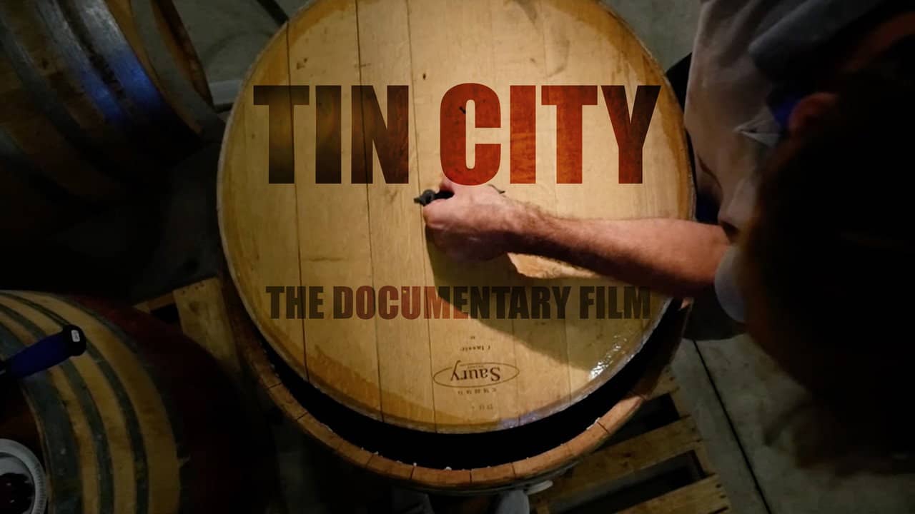 Tin City backdrop