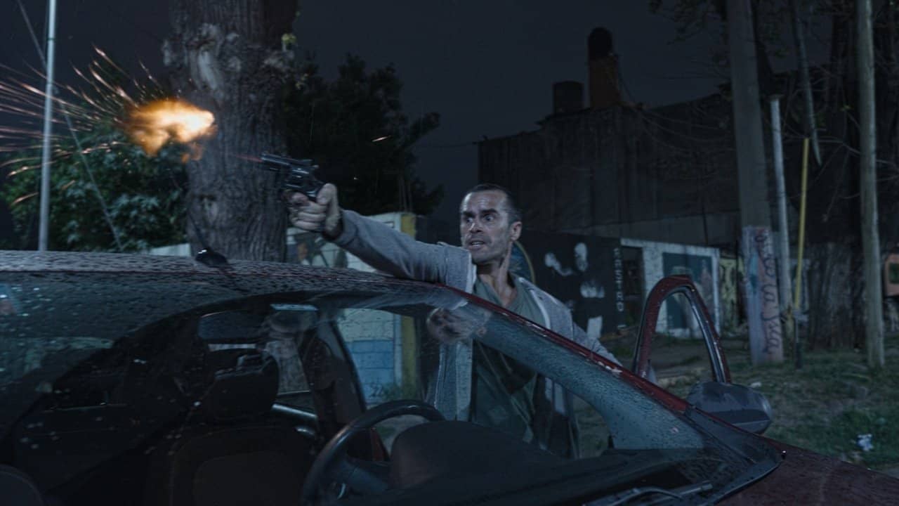 Gunman backdrop