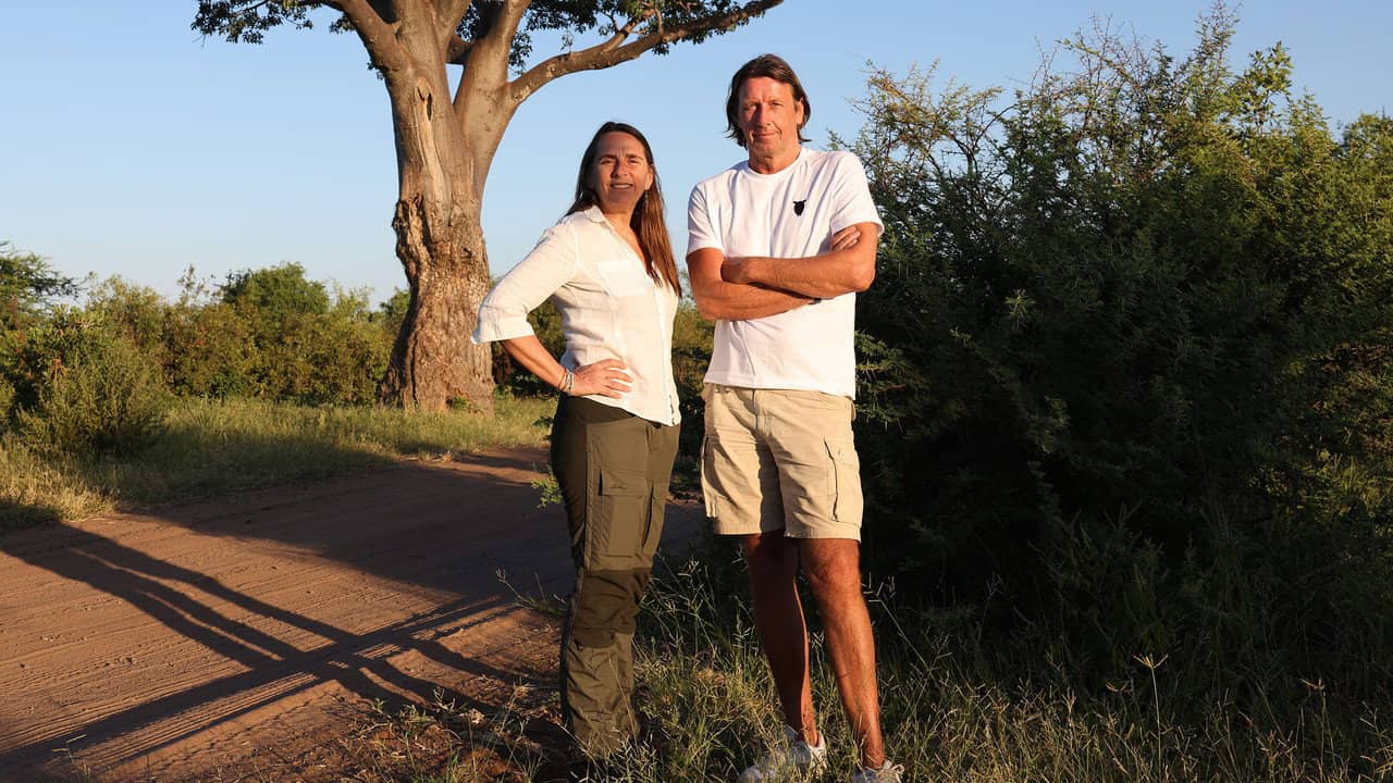 Anne og Anders i Afrika backdrop