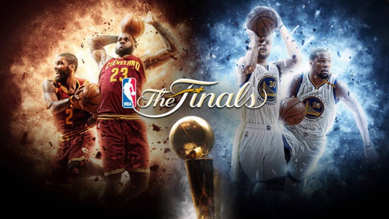 The 2017 NBA Finals backdrop