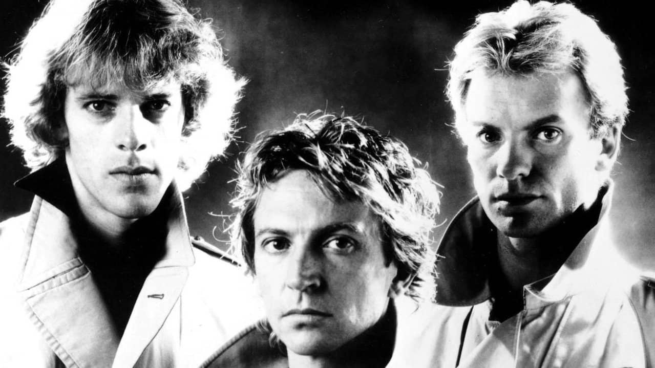 The Police ‎– Live Ghost In The Machine backdrop